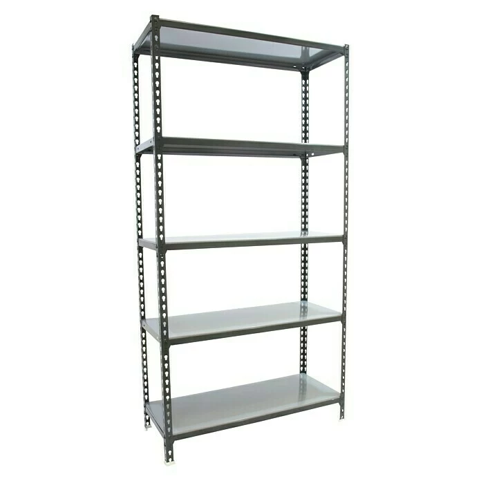 BAUHAUS Simonrack Simonclick Metallregal L X B X H: 40 X 100 X 200 Cm, Traglast: 180 Kg/Boden, Anzahl Böden: 5 Stk., Stecken, Anthrazit/Silber 1 BAUHAUS Simonrack Simonclick Metallregal L X B X H: 40 X 100 X 200 Cm, Traglast: 180 Kg/Boden, Anzahl Böden: 5 Stk., Stecken, Anthrazit/Silber