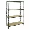 BAUHAUS Simonrack Maderclick Metallregal Mega Plus L X B X H: 30 X 120 X 150 Cm, Traglast: 150 Kg/Boden, Anzahl Böden: 4 Stk., Stecken, Anthrazitgrau