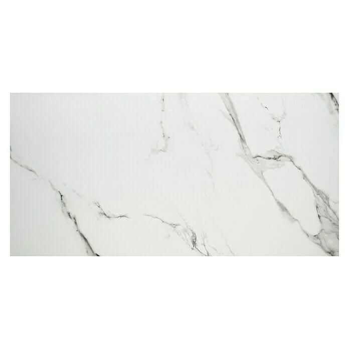 BAUHAUS Feinsteinzeugfliese Marmi Statuario 120 X 240 Cm, Weiß, Matt 1 BAUHAUS Feinsteinzeugfliese Marmi Statuario 120 X 240 Cm, Weiß, Matt