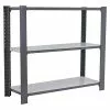 BAUHAUS Simonrack Simonoffice Aktenregal Grundelement L X B X H: 30 X 90 X 100 Cm, Traglast: 200 Kg/Boden, Anzahl Böden: 3, Grau
