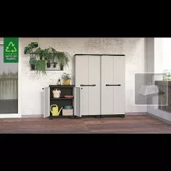 BAUHAUS Keter Kunststoffregal Planet L X B X H: 32 X 75 X 176 Cm, Traglast: 25 Kg/Boden, Anzahl Böden: 5 Stk., Stecken -Angebote Fliesen Store 12 8537