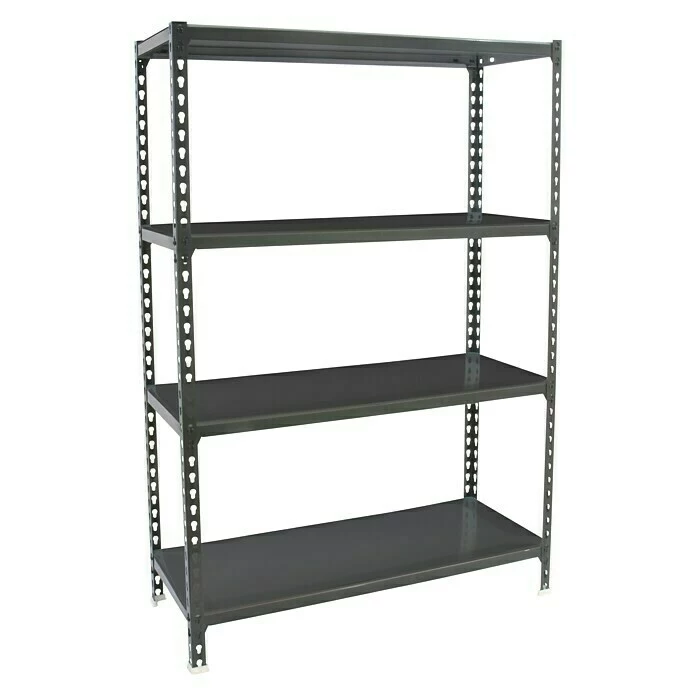 BAUHAUS Simonrack Simonclick Metallregal Mega L X B X H: 30 X 120 X 150 Cm, Traglast: 180 Kg/Boden, Anzahl Böden: 4 Stk., Stecken, Anthrazit 1 BAUHAUS Simonrack Simonclick Metallregal Mega L X B X H: 30 X 120 X 150 Cm, Traglast: 180 Kg/Boden, Anzahl Böden: 4 Stk., Stecken, Anthrazit