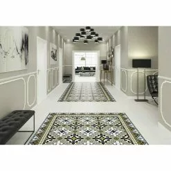 BAUHAUS Feinsteinzeugfliese Ecke Versalles 25 X 25 Cm, Blau/Weiß/Schwarz/Braun, Matt -Angebote Fliesen Store 12 902