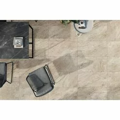 BAUHAUS Atlas Concorde Solution Terrassenfliese Regent Ivory 45 X 90 X 2 Cm, Beige/Braun, Matt -Angebote Fliesen Store 12 916