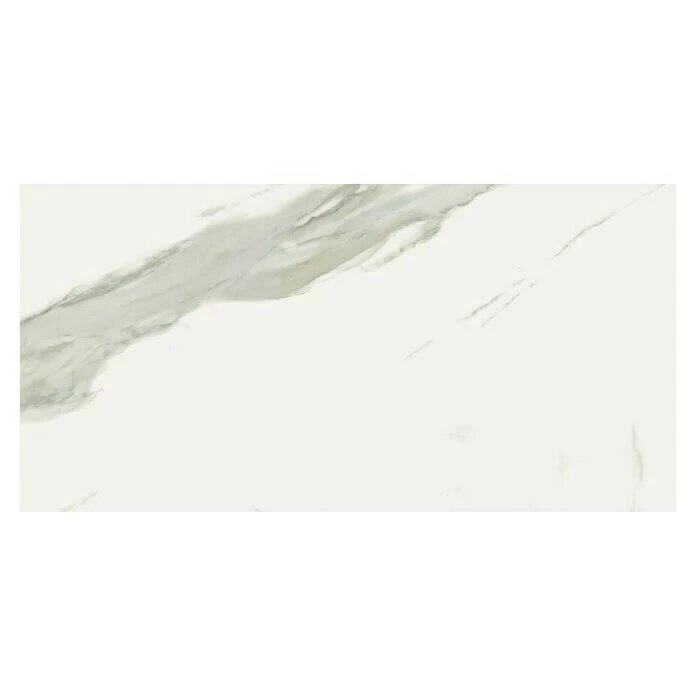 BAUHAUS Feinsteinzeugfliese Torino Bianco 60 X 120 Cm, Weiß/Grau, Glänzend 1 BAUHAUS Feinsteinzeugfliese Torino Bianco 60 X 120 Cm, Weiß/Grau, Glänzend