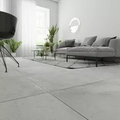 BAUHAUS Metallica Feinsteinzeugfliese Platino 60 X 60 Cm, Silbergrau, Schimmernd -Angebote Fliesen Store 12 948