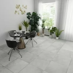 BAUHAUS Metallica Feinsteinzeugfliese Platino 60 X 60 Cm, Silbergrau, Schimmernd -Angebote Fliesen Store 12 951