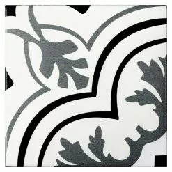 BAUHAUS Modern Style Feinsteinzeugfliese Mistral 15 X 15 Cm, Schwarz/Grau, Matt -Angebote Fliesen Store 12 962